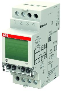 ABB SYSTEM PRO M COMPACT SCHAKELKLOK DIN-RAIL 1X WISSELCONTACT 16A 2-MOD 230V AC IP20 HXBXD 87X35X65MM 