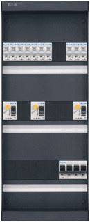 EATON INSTALLATIEKAST 3-FASEN 10 GROEPEN 3 ALS HS 40A 4P 12MOD KUNSTSTOF HXBXD 550X220X155MM IP3X