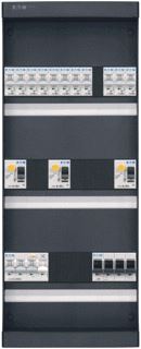 EATON INSTALLATIEKAST 3-FASEN 11 GROEPEN 3 ALS HS 40A 4P 12MOD 3-FASE KOOKGROEP KUNSTSTOF HXBXD 550X220X155MM IP3X