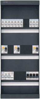 EATON INSTALLATIEKAST 3-FASEN 10 GROEPEN 3 ALS HS 40A 4P 12MOD 3-FASE KOOKGROEP KUNSTSTOF HXBXD 550X220X155MM IP3X 