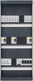 EATON INSTALLATIEKAST 3-FASEN 10 GROEPEN 3 ALS HS 40A 4P 12MOD 3-FASE KOOKGROEP MET BELTRANSFORMATOR HXBXD 550X220X155MM 