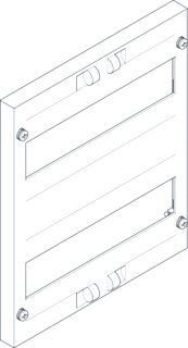 SCHNEIDER ELECTRIC PRISMA XS (ABN ESPRO) AFDEKPLAAT 250X300MM 1FB/2RE 150MM 