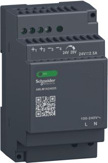 SCHNEIDER ELECTRIC PHASEO VOEDING AC 100-240V 2,5A SCHROEFAANSLUITING IP20 HXBXD 91X53X55MM 