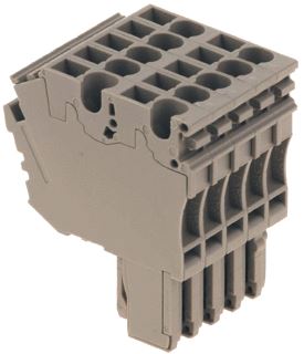 WEIDMULLER PLUG (TERMINAL) PLUG-IN CONNECTION 2.5 MM² 500 V 24 A NUMBER OF P 