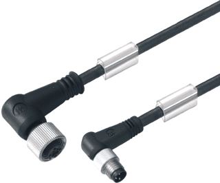 WEIDMULLER SENSOR/ACTORKABEL MET CONNECTOR 3 POLEN UITVOERING ELEKTRISCHE AANSLUITING M12 TYPE INSTEEKCONTACT VELDZIJDIG FEMALE/BUS POSITIE KABELTOEVOER VELDZIJDIG SCHUIN (HOEK) UITVOERING ELEKTRISCHE AANSLUITING M12 TY