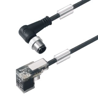 WEIDMULLER SENSOR/ACTORKABEL MET CONNECTOR 3 POLEN UITVOERING ELEKTRISCHE AANSLUITING OVERIG TYPE INSTEEKCONTACT VELDZIJDIG MALE/STIFT POSITIE KABELTOEVOER VELDZIJDIG SCHUIN (HOEK) UITVOERING ELEKTRISCHE AANSLUITING OVE