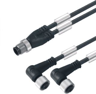 WEIDMULLER SENSOR/ACTORKABEL MET CONNECTOR 3 POLEN UITVOERING ELEKTRISCHE AANSLUITING M12 TYPE INSTEEKCONTACT VELDZIJDIG MALE/STIFT POSITIE KABELTOEVOER VELDZIJDIG RECHT UITVOERING ELEKTRISCHE AANSLUITING M12 TYPE INSTE