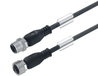 WEIDMULLER SENSOR/ACTORKABEL MET CONNECTOR 4 POLEN UITVOERING ELEKTRISCHE AANSLUITING M12 TYPE INSTEEKCONTACT VELDZIJDIG FEMALE/BUS POSITIE KABELTOEVOER VELDZIJDIG RECHT UITVOERING ELEKTRISCHE AANSLUITING M12 TYPE INSTE