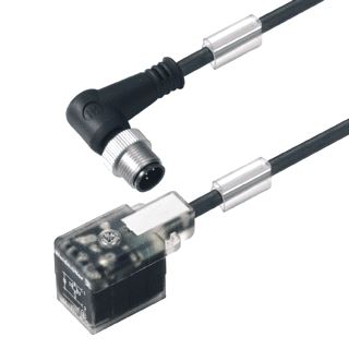 WEIDMULLER SENSOR/ACTORKABEL MET CONNECTOR 3 POLEN UITVOERING ELEKTRISCHE AANSLUITING OVERIG TYPE INSTEEKCONTACT VELDZIJDIG MALE/STIFT POSITIE KABELTOEVOER VELDZIJDIG SCHUIN (HOEK) UITVOERING ELEKTRISCHE AANSLUITING OVE