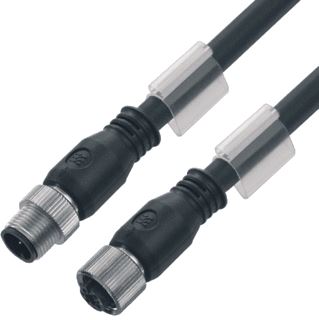 WEIDMULLER SENSOR/ACTORKABEL MET CONNECTOR 4 POLEN UITVOERING ELEKTRISCHE AANSLUITING M12 TYPE INSTEEKCONTACT VELDZIJDIG FEMALE/BUS POSITIE KABELTOEVOER VELDZIJDIG RECHT UITVOERING ELEKTRISCHE AANSLUITING M12 TYPE INSTE