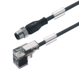 WEIDMA¼LLER SENSOR/ACTORKABEL MET CONNECTOR 3 POLEN TYPE INSTEEKCONTACT VELDZIJDIG MALE/STIFT POSITIE KABELTOEVOER VELDZIJDIG RECHT TYPE INSTEEKCONTACT BEHUIZINGZIJDE MALE/STIFT POSITIE KABELTOEVOER BOXZIJDIG RECHT KABELLENGTE 