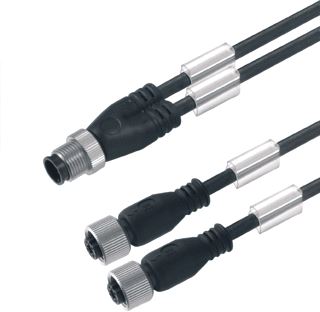 WEIDMULLER SENSOR/ACTORKABEL MET CONNECTOR 3 POLEN UITVOERING ELEKTRISCHE AANSLUITING M12 TYPE INSTEEKCONTACT VELDZIJDIG MALE/STIFT POSITIE KABELTOEVOER VELDZIJDIG RECHT UITVOERING ELEKTRISCHE AANSLUITING M12 TYPE INSTE