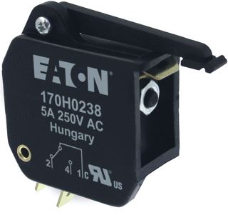 EATON MICROSWITCH T1 5A 250V 000-3 MICROSCHAKELAAR HOGE SNELHEID 5 A AC 250 V IEC TYPE T INDICATOR 2.8 X 0.5 MM LUS 