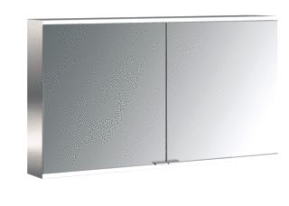 EMCO ASIS PRIME 2 SPIEGELKAST OPBOUW MET 2 DEUREN MET LED VERLICHTING 120X70CM MET VERSPIEGELDE ACHTERWAND 