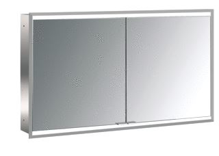 EMCO ASIS PRIME 2 SPIEGELKAST INBOUW MET 2 DEUREN MET LED VERLICHTING 120X73CM MET VERSPIEGELDE ACHTERWAND 