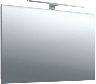 EMCO MEE SPIEGEL MET OPBOUW LED VERLICHTING HORIZONTAAL MET SENSOR 100X59CM 