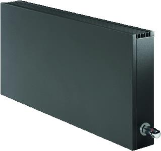 JAGA STRADA WANDCONVECTOR TYPE 11 (TWIN) L=1100 MM H=650 MM ZANDSTRAALGRIJS FINE TEXTURE 1697 WATT