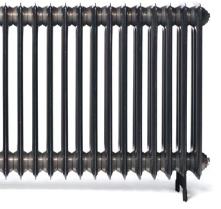 VASCO VINTAGE 50S LEDENRADIATOR VOOR MUURMONTAGE AS:LR D-160 2428X0600 TRANSPARENT COATING 9990