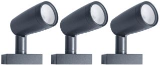 LEDVANCE DRIE DECORATIVE SPOTLIGHTS 14,5W 680LM RGBW IP65 ALUMINIUM HXBXL 295X90X145MM GRIJS 