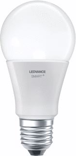 LEDVANCE SMART+ WIFI LED-LAMP PEER E27 9W 806LM 2700-6500K 75MA STRALING 215GRADEN FROST DIMBAAR WIT IP20 DXL 60X115MM 