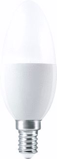 LEDVANCE SMART+ WIFI LED-LAMP KAARS E14 5W 470LM 2700-6500K 45MA STRALING 200GRADEN FROST DIMBAAR WIT IP20 DXL 37.5X107MM 