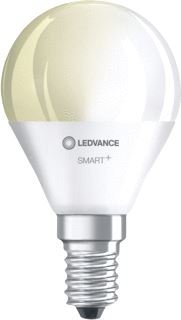 LEDVANCE SMART+ WIFI LED-LAMP PEER E14 5W 470LM 2700K 45MA STRALING 180GRADEN FROST DIMBAAR WIT IP20 DXL 46.5X89.5MM 