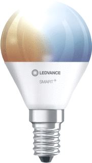 LEDVANCE SMART+ WIFI LED-LAMP PEER E14 5W 470LM 2700-6500K 45MA STRALING 180GRADEN FROST DIMBAAR WIT IP20 DXL 46.5X89.5MM 