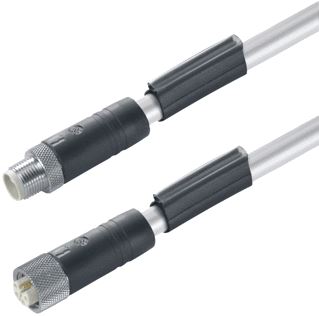 WEIDMULLER SENSOR/ACTORKABEL MET CONNECTOR 5 POLEN UITVOERING ELEKTRISCHE AANSLUITING M12 TYPE INSTEEKCONTACT VELDZIJDIG FEMALE/BUS POSITIE KABELTOEVOER VELDZIJDIG RECHT UITVOERING ELEKTRISCHE AANSLUITING M12 TYPE INSTE