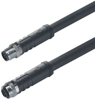 WEIDMULLER SENSOR/ACTORKABEL MET CONNECTOR 4 POLEN UITVOERING ELEKTRISCHE AANSLUITING M12 TYPE INSTEEKCONTACT VELDZIJDIG FEMALE/BUS POSITIE KABELTOEVOER VELDZIJDIG RECHT UITVOERING ELEKTRISCHE AANSLUITING M12 TYPE INSTE