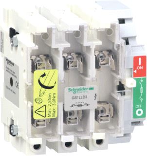 SCHNEIDER ELECTRIC TESYS GS LASTSCHEIDER ZEKERING 3P 160A DIN 00