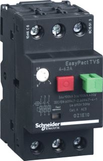 SCHNEIDER ELECTRIC TESYS GZ1 MOTORSTROOMONDERBREKER 3P 4..6.3A THERMO-MAGNETISCHE TRIP-UNIT 