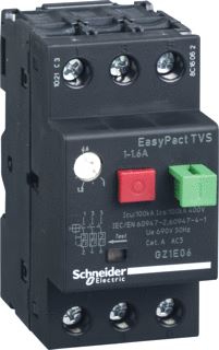 SCHNEIDER ELECTRIC TESYS GZ1 MOTORSTROOMONDERBREKER 3P 1..1.6A THERMO-MAGNETISCHE TRIP-UNIT 