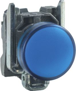 SCHNEIDER ELECTRIC HARMONY XB4 SIGNAALLAMP ROND LED 22MM,400V BLAUW