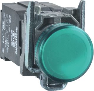 SCHNEIDER ELECTRIC HARMONY XB4 SIGNAALLAMP ROND LED 22MM,400V GROEN