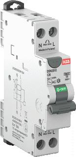 ABB SYSTEM PRO M COMPACT AARDLEKAUTOMAAT 1P+N C KAR 20A 10MA 6KA 