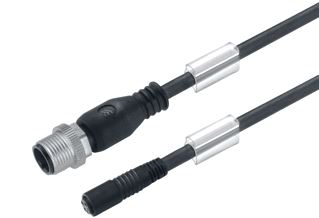 WEIDMULLER SENSOR/ACTORKABEL MET CONNECTOR 3 POLEN UITVOERING ELEKTRISCHE AANSLUITING M12 TYPE INSTEEKCONTACT VELDZIJDIG FEMALE/BUS POSITIE KABELTOEVOER VELDZIJDIG RECHT UITVOERING ELEKTRISCHE AANSLUITING M12 TYPE INSTE