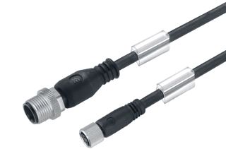 WEIDMULLER SENSOR/ACTORKABEL MET CONNECTOR 3 POLEN UITVOERING ELEKTRISCHE AANSLUITING M12 TYPE INSTEEKCONTACT VELDZIJDIG FEMALE/BUS POSITIE KABELTOEVOER VELDZIJDIG RECHT UITVOERING ELEKTRISCHE AANSLUITING M12 TYPE INSTE