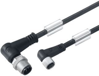 WEIDMULLER SENSOR/ACTORKABEL MET CONNECTOR 3 POLEN UITVOERING ELEKTRISCHE AANSLUITING M12 TYPE INSTEEKCONTACT VELDZIJDIG FEMALE/BUS POSITIE KABELTOEVOER VELDZIJDIG SCHUIN (HOEK) UITVOERING ELEKTRISCHE AANSLUITING M12 TY