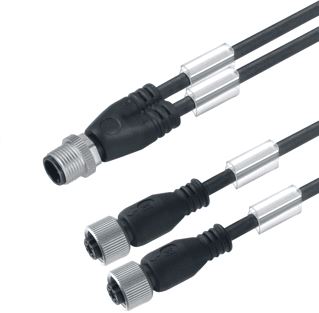 WEIDMULLER SENSOR/ACTORKABEL MET CONNECTOR 4 POLEN UITVOERING ELEKTRISCHE AANSLUITING M12 TYPE INSTEEKCONTACT VELDZIJDIG MALE/STIFT POSITIE KABELTOEVOER VELDZIJDIG RECHT UITVOERING ELEKTRISCHE AANSLUITING M12 TYPE INSTE