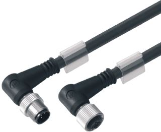 WEIDMULLER SENSOR/ACTORKABEL MET CONNECTOR 5 POLEN UITVOERING ELEKTRISCHE AANSLUITING M12 TYPE INSTEEKCONTACT VELDZIJDIG FEMALE/BUS POSITIE KABELTOEVOER VELDZIJDIG SCHUIN (HOEK) UITVOERING ELEKTRISCHE AANSLUITING M12 TY