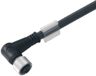 WEIDMULLER SENSOR/ACTORKABEL MET CONNECTOR 8 POLEN UITVOERING ELEKTRISCHE AANSLUITING M12 TYPE INSTEEKCONTACT VELDZIJDIG FEMALE/BUS POSITIE KABELTOEVOER VELDZIJDIG SCHUIN (HOEK) UITVOERING ELEKTRISCHE AANSLUITING M12 TY