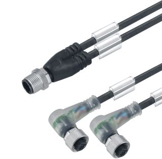 WEIDMULLER SENSOR/ACTORKABEL MET CONNECTOR 3 POLEN UITVOERING ELEKTRISCHE AANSLUITING M12 TYPE INSTEEKCONTACT VELDZIJDIG MALE/STIFT POSITIE KABELTOEVOER VELDZIJDIG RECHT UITVOERING ELEKTRISCHE AANSLUITING M12 TYPE INSTE