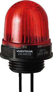WERMA LED PERMANENT EM 115VAC ROOD 
