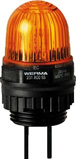 WERMA LED PERMANENT EM 230VAC GEEL 