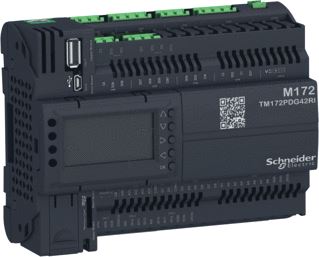 SCHNEIDER ELECTRIC MODICON M171/M172 PLC 24VAC 20-38VDC EHTERNET/IP 1X IE 2X RS-485 2X USB 12X ANALOOG 12X DIGITAAL 