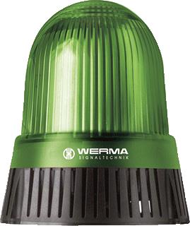 WERMA MIDI COMBINATION 430 OPTISCHE/AKOESTISCHE SIGNAALGEVER BESCHERMINGSGRAAD (IP) IP65 TYPE OPTISCH SIGNAAL CONTINU LICHT LAMPTYPE LED LENSKAP GROEN BEHUIZING ZWART STROOMVERBRUIK 155MA NOM. SPANNING 115 230V OPBOUW TY