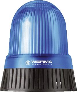 WERMA MIDI COMBINATION 430 OPTISCHE/AKOESTISCHE SIGNAALGEVER BESCHERMINGSGRAAD (IP) IP65 TYPE OPTISCH SIGNAAL CONTINU LICHT LAMPTYPE LED LENSKAP BLAUW BEHUIZING ZWART STROOMVERBRUIK 155MA NOM. SPANNING 115 230V OPBOUW TY