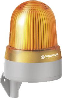 WERMA MIDI COMBINATION 432 OPTISCHE/AKOESTISCHE SIGNAALGEVER BESCHERMINGSGRAAD (IP) IP65 TYPE OPTISCH SIGNAAL CONTINU LICHT LAMPTYPE LED LENSKAP GEEL BEHUIZING GRIJS STROOMVERBRUIK 155MA NOM. SPANNING 115 230V OPBOUW TYP