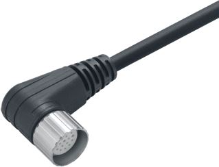 WEIDMULLER SENSOR/ACTORKABEL MET CONNECTOR 19 POLEN UITVOERING ELEKTRISCHE AANSLUITING OVERIG TYPE INSTEEKCONTACT VELDZIJDIG FEMALE/BUS POSITIE KABELTOEVOER VELDZIJDIG SCHUIN (HOEK) UITVOERING ELEKTRISCHE AANSLUITING OV