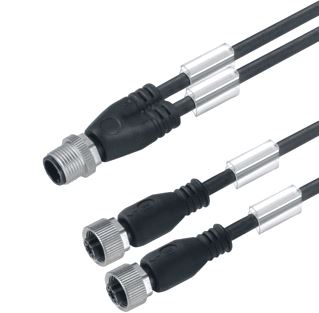 WEIDMULLER SENSOR/ACTORKABEL MET CONNECTOR 3 POLEN UITVOERING ELEKTRISCHE AANSLUITING M12 TYPE INSTEEKCONTACT VELDZIJDIG MALE/STIFT POSITIE KABELTOEVOER VELDZIJDIG RECHT UITVOERING ELEKTRISCHE AANSLUITING M12 TYPE INSTE